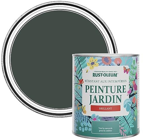 Rust-Oleum Green Mould-Resistant Garden Paint In Gloss Finish - After Dinner 750ml