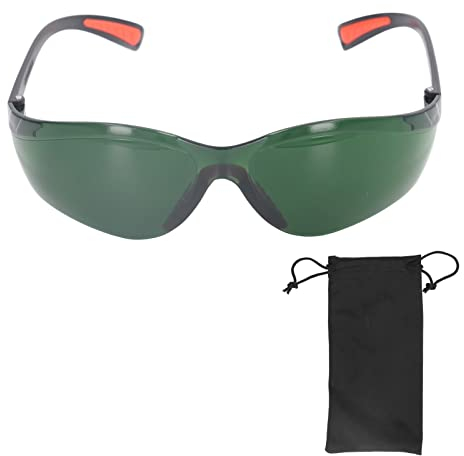 Fafeicy Gafas de Soldadura, Soldador de Protección de Seguridad Operación Profesional Gafas de Protección UV para Ojos Lentes Gafas de Soldadura Universales para Hombres y Mujeres (Verde claro IR3.0)