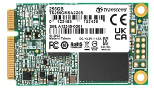 Transcend SSD 256GB MSA220S mSATA 3D NAND, SATA3