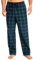 Nutria Herren Pyjamahose aus Flanell, 100% Baumwolle Kariert Weiche Schlafanzughose Warm Loungehose Nachtwäsche U06