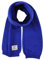 Pesaat Winter Schal Baby Kinder Strickschal 100% Baumwolle Warmes Langer Halstuch Mädchen Jungen Weicher Schön Schals (Königsblau)