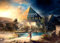 Displate Offiziell Assassin's Creed MetallPoster Magnetische Befestigung Inklusive Lizenziert Bilder Hochwertiges PosterAC Origins Key Art - AC Origins Key Art 45 cm x 32 cm