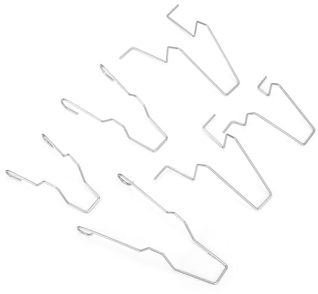 Klanata 6 Stück Stahl-Scheinwerfer-Halteklammern, H1/H3/H4/H7-Glühlampenhalter für Abblendlicht-Abblendlicht-Scheinwerfer, für die Wartung von Fahrzeugscheinwerfern