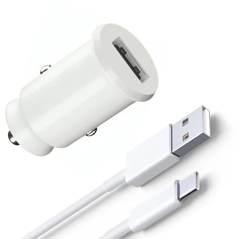 KP TECHNOLOGY Car Charger for Samsung Galaxy A16 5G / A15 / A05s / A25 / A14 / A04s / A13 / A23 / A52 / A32 A42 / A03S A02S / A21s / S21 FE / A12 / A41 A51 A71 / A20e / A40 A50 A70 A90 / A04e (WHITE)