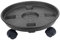 Folpus Plant Saucer, Rolling Plant Stand with Wheels, Round Pot Mover Rollers for Balcony, Indoor, Outdoor, 40cm