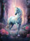 Peinture par Numero Adulte Cheval Blanc Peinture Numero Enfant,Bricolage Loisirs Créatifs Adultes Peinture Numero Licorne Peinture par Numéro,Tableau Decoration Murale,Cadeau Femme,60x75cm LY-3105