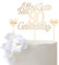 GoldRock Tortendeko 90. Geburtstag für Mann und Frau - Holz Kuchendeko, Alles Gute zum 90. Cake Topper, Kuchen Deko