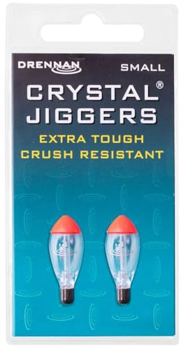 Drennan Crystal Jiggers Floats Large 0.6g Qty 2