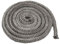 ZOCONE Junta Puerta Chimenea Φ10mm x 4m Junta Refractaria Chimenea de Leña, Negro Cuerda de la Estufa Fumador Chimenea Quemador