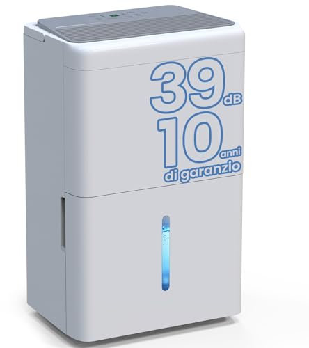 Newentor Deumidificatore elettrico per eliminare l'umidità, deumidificatori portatili per la casa 20L/24h con 3.4L tanica estraibile, filtro rimovibile, Contro l'umidità - adatto fino a 50 m³