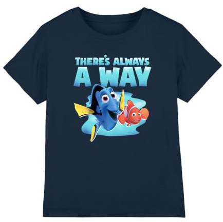 Finding Nemo Boy's Dory There's Always a Way Unisex Kids T Shirt T-Shirt