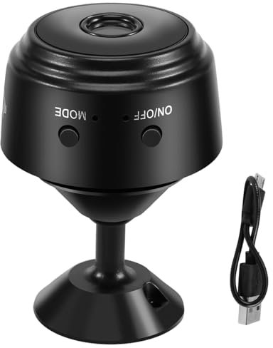 Feiouna Mini caméra HD 1080p sans fil WiFi de sécurité à la maison Micro-Cam Vidéo Audio Enregistreur Caméscope Vision nocturne