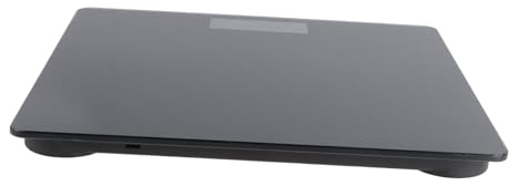 Intelligente Elektronische LED Digitalwaage für Zuhause mit 0,1kg | Gehärtetes Glas, Schrittstart und Präzisionssensoren, Misst in Kilogramm, Schwarz, ohne Batterie