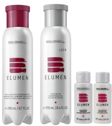E l u m e n Haarfarbe [YY@all Yellow] 200ml + 250ml Lock Versiegelung + 30ml Color Shampoo + 30ml Color Conditioner