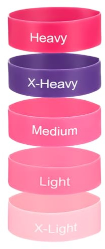 TIESOME 5 Stück Hallux Valgus Trainingsbänder, Zehenspreizer Trainingsband | Trainingsband für Ballenzehen Bandage Ballenkorrektur Toe Spacer Correct zur Schmerzlinderung von Ballenzehen(Rosa)