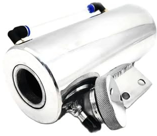Depósito De Expansión Disipador Calor Depósito Desbordamiento Botella Captura Tanque Enfriador Refrigerante Agua Radiador Coche Universal Aluminio 500ml