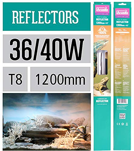 Arcadia ALR36 Reflektor für Leuchtstoffröhren, 122 cm