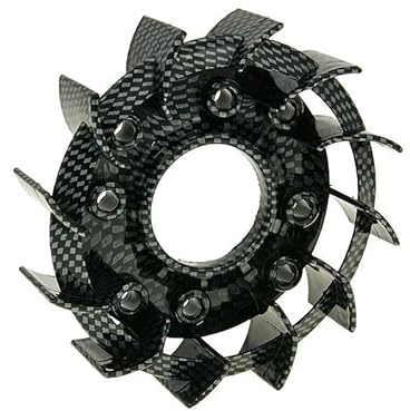Naraku Cooling Fan Racing Carbon-Look for Kymco, Baotian, 50, 139QMB