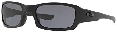 Oakley Lunettes de soleil Fives Squared noir mat/drapeau / 009238-33, Noir