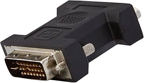 PremiumCord DVI auf VGA Adapter, DVI-I (24 + 5) Stecker - VGA Buchse (15 polig), Vernickelt, Farbe schwarz, kpdva-1