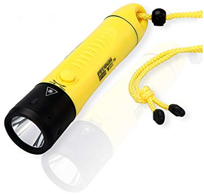 Mastiff F8 IP68 impermeable XML T6 LED 600 lúmenes lámpara recargable buceo linterna antorcha Fitech F8