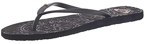 Roxy Antilles Flip Flop Sandal, Chanclas Mujer, Negro 3, 42 EU