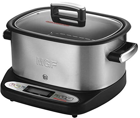 MAGEFESA 02MC6601000 02MC6601000-Olla de cocción Lenta eléctrica Modelo GUISOTHERM de Acero Inoxidable MGF6601 MULTICOOKER 6L, Multicolor