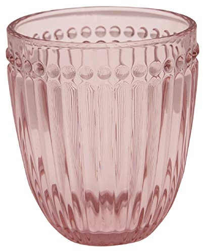 GreenGate - Glas, Wasserglas - Alice - Glas - pink/rosa - Höhe 9,5 cm