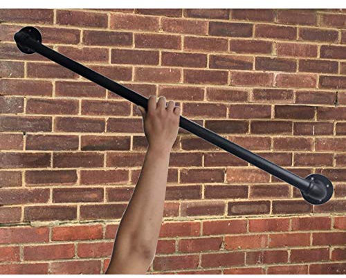 RTY-BY Treppe Handlauf | Treppengeländer Handlaufset 120cm 150cm 180cm 250cm 300cm | inkl. Halterung matt rund wetterfes | Wandhandlauf | Wandhalterung, Safety Grab Bar (Size : 18ft/540cm)