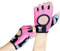 WESTWOOD FOX Fitness Handschuhe Atmungsaktive Trainingshandschuhe für Damen und Herren Gewichtheberhandschuhe Bodybuilding Gym Übung rutschfestes Crossfit Krafttraining (Pink, L)