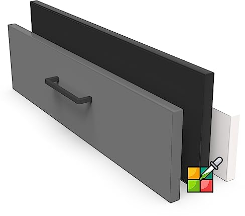 X57 Schubladenfront nach Maß - Schubladenblende - Backofenblende - Möbelfront - Holzblende - Frontblende (Anthrazit)