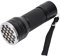 ASHATA LED-UV-Schwarzlicht-Taschenlampe, 21 Lampenperlen, UV-Kleber-Härtungslampe, Ultraviolettes Licht, Wasserdichtes Design, 395–400 Wellenlänge, für Outdoor-Aktivitäten,
