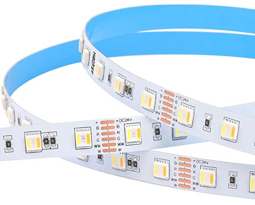 LGIDTECH LSL5N01N 5050 5-in-1 SMD RGB + CCT LED-Streifen, DC 24 V, 5 m = 16.4ft 300 LEDs, Bare Board, nicht wasserdicht, IP20