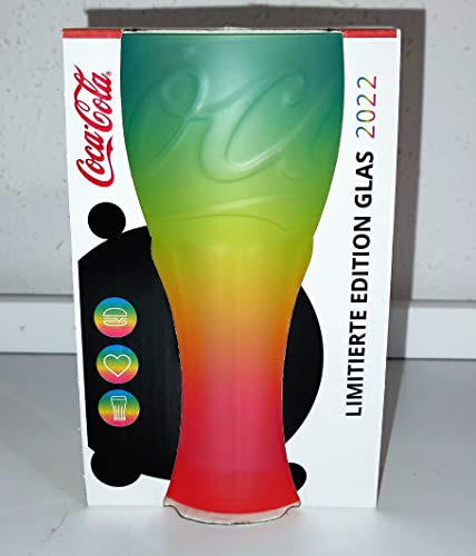 AngiesStrickZauber RegenbogenGlas/Mc Donald's / 2022 / NEU/Sammelglas/Coca-Cola/Österreich / / Glas/Gläser/Limitierte Edition /