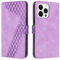 YIRRANZD Custodia per iPhone 14 PRO Max, Cover a Libro in Pelle PU con Slot Cart e Silicone TPU Bumper, Flip Caso Portafoglio Cover per iPhone 14 PRO Max (Viola)
