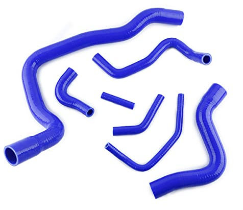 LUXERAD Kit de manguera de refrigerante de radiador de silicona para Volvo 850 T-5/1998-2000 S70/1998-2004 V70 (azul)