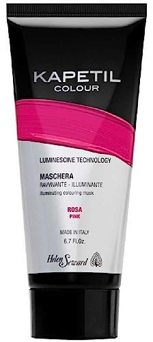 Kapetil Maschera Ravvivante e Illuminante per Capelli Colorati Rosa Pink 200 ml