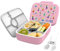 tiddlers & nippers 5 Compartment Lunch/Bento Box for Kids & Adults! | Includes Reusable Cutlery - Fork & Spoon | Leak-Proof & BPA-Free | Microwave, Freezer & Dishwasher Safe (Fabulous Fairies)