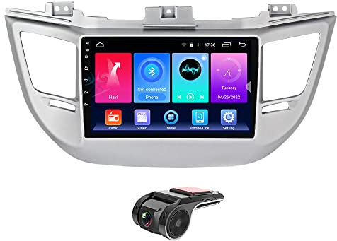 22,9 cm (9 Zoll) 32 GB 8 Core Android 12 CarPlay GPS-Haupteinheit Auto-Stereoanlage für Hyundai Tucson 2014–2018 DAB + Radio GPS Sat Nav Bluetooth Auto Multimedia Player Touchscreen FM/AM Radio Audio