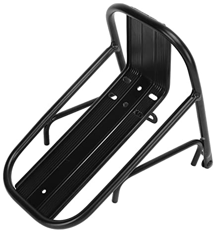 Alomejor Hochwertiger Fahrrad Fronttr?ger Aluminiumlegierung - Robuster Fahrrad Gep?cktr?ger mit Schnellverschluss, Leichtbau Stahlfest Dauerhaft Fahrradzubeh?r f¨¹r Citybike Trekkingrad