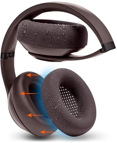 WC SweatZ Studio Pro - Patented Protective Silicone Earpad Covers for Beats Studio Pro Made by Wicked Cushions | Sweatproof & Easily Washable | Brown