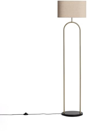 LEDKIA Stehlampe Metall Brilthor Gold | 20W Leistung | IP20 Schutz | 1600x400x300 mm | E27 Fassung | Goldfarbenes Design | Für Wohnzimmer, Schlafzimmer, Küche