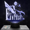 Lampe Final F deko Zimmer Junge Lampe 3D Final Fobjekt Gaming Gamer Videospiele Geschenk gedämpftes Licht Nachtlicht deko Büro. Eigenartig Geschenk Weihnachten Teenager TOP