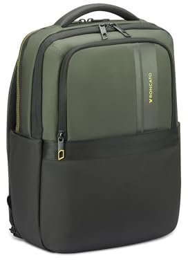 RONCATO Metropolitan Zaino Porta PC 15.6'' con tasca porta Tablet, zaino multifunzione con comparti e tasche di diverse dimensioni - Verde Militari