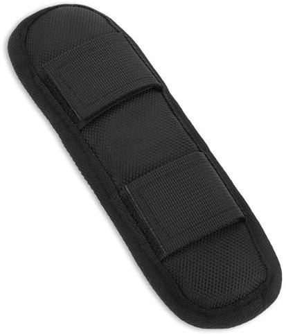 Black Removable Luggage Bags Shoulder Cushions Decompression Non-Slip Backpack Strap Pads Fastener Cushions Sling Bags Shoulder Straps Pads for Backpack Satchel Guitar Laptop Camera