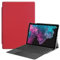 DayQiQiPu Case for Microsoft Surface Pro 7+/ Pro 7/ Pro 6/ Pro 5/ Pro 4 12.3 Inch Ultra-Thin Tablet Case Folding Stand Multi View Shockproof Protective Cover - Red