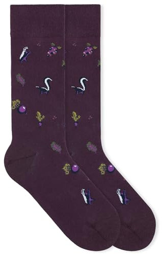 von Jungfeld - 1er Set Motiv Socken mit Skunk Yard Icon - Bunte Socken in Gr. 39-42