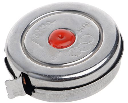 YIBOZI 2 m langes Büromaß, Edelstahl, Holzbearbeitung, einziehbar, metrisches Maßband