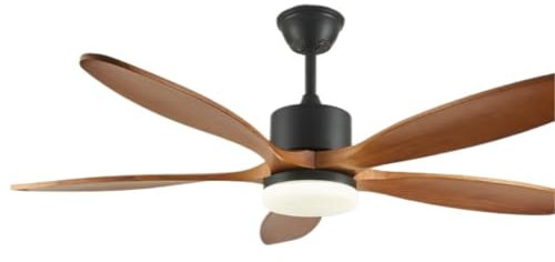 Modern Decor Ceiling Fan with Light 42 inch Big Fan Blades Lighting Fixture for Living Room Bedroom and Kitchen Remote Control Included