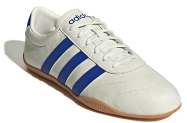 adidas Womens Grand Court, Off White/Lucid Blue/Gum, 9.5 UK